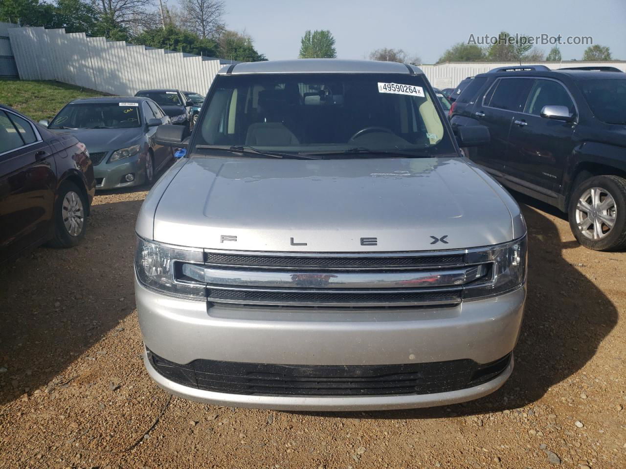 2016 Ford Flex Se Silver vin: 2FMGK5B86GBA23988