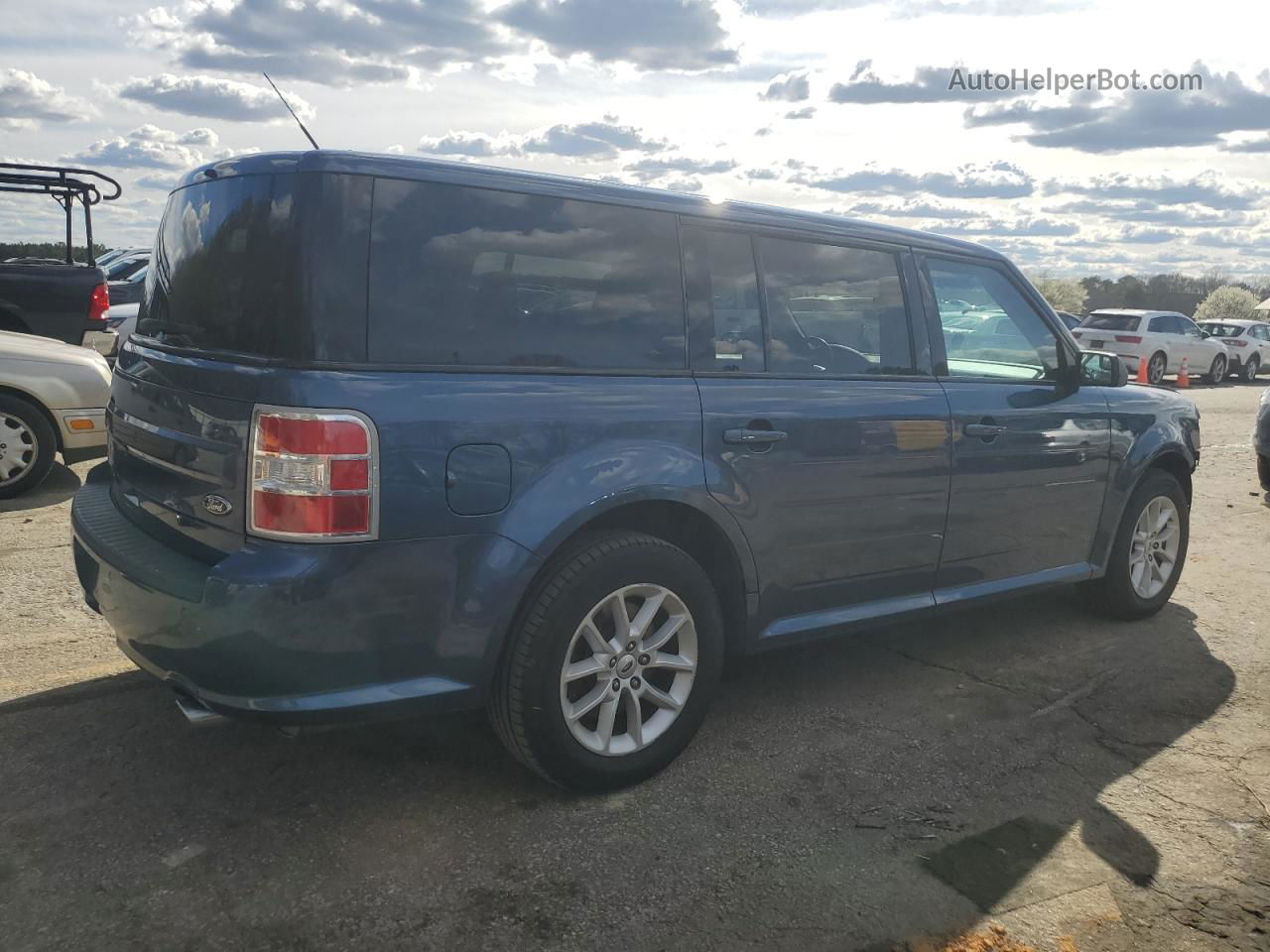 2019 Ford Flex Se Blue vin: 2FMGK5B87KBA26374