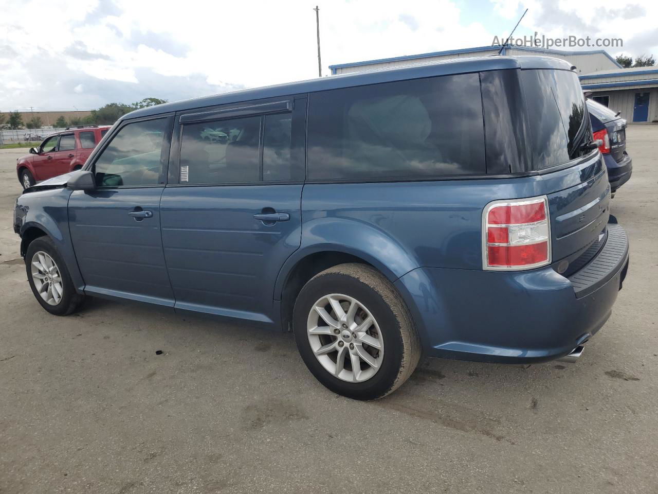 2019 Ford Flex Se Blue vin: 2FMGK5B88KBA33348