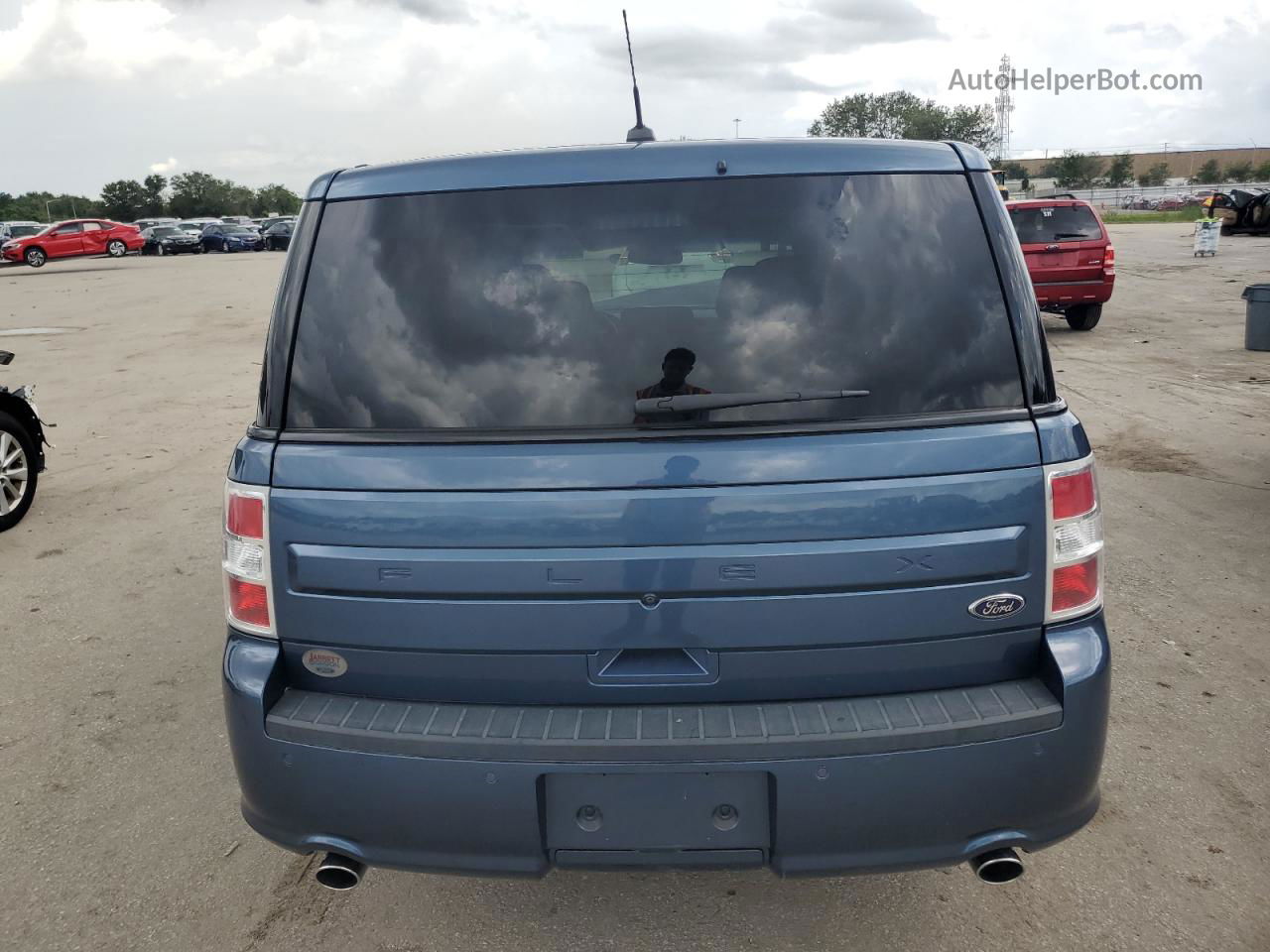 2019 Ford Flex Se Blue vin: 2FMGK5B88KBA33348