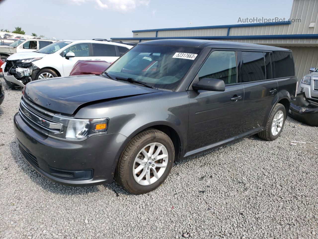 2016 Ford Flex Se Gray vin: 2FMGK5B89GBA16713