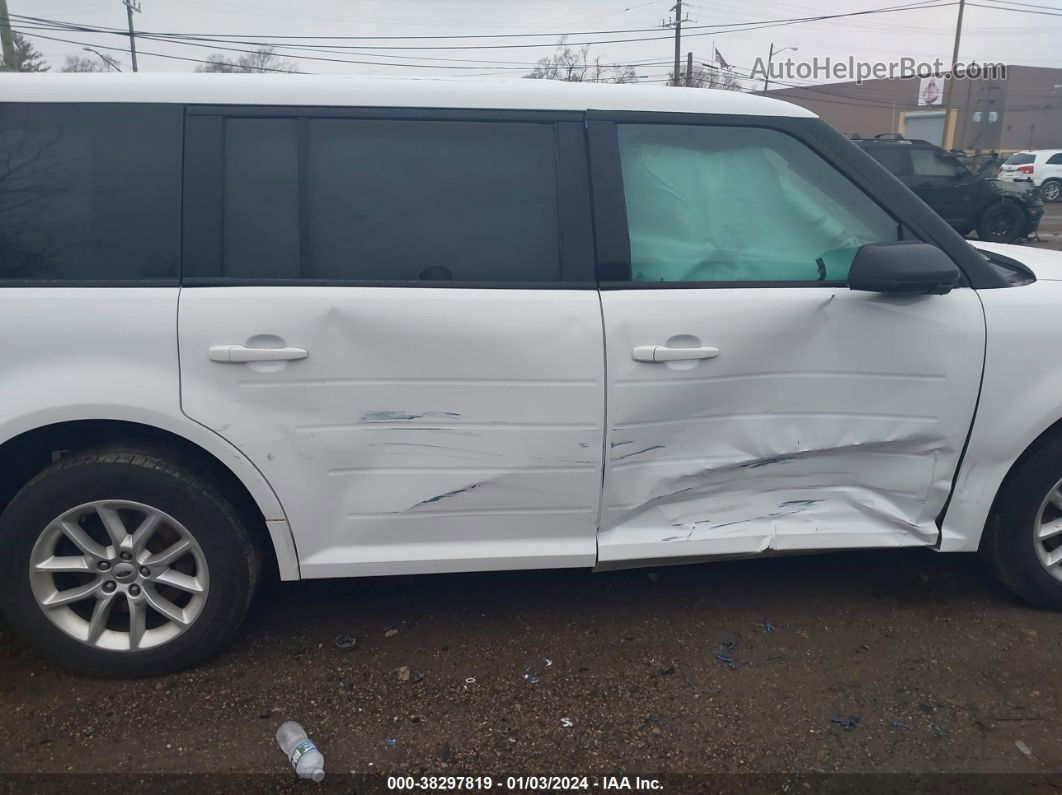 2019 Ford Flex Se White vin: 2FMGK5B8XKBA36638