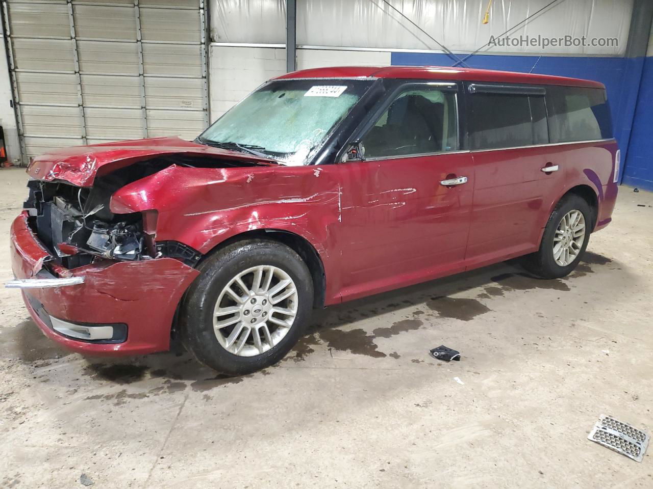 2016 Ford Flex Sel Red vin: 2FMGK5C80GBA14511