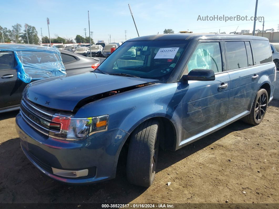 2019 Ford Flex Sel Blue vin: 2FMGK5C80KBA19247