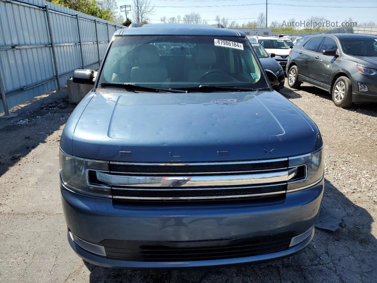 2019 Ford Flex Sel Blue vin: 2FMGK5C80KBA27087