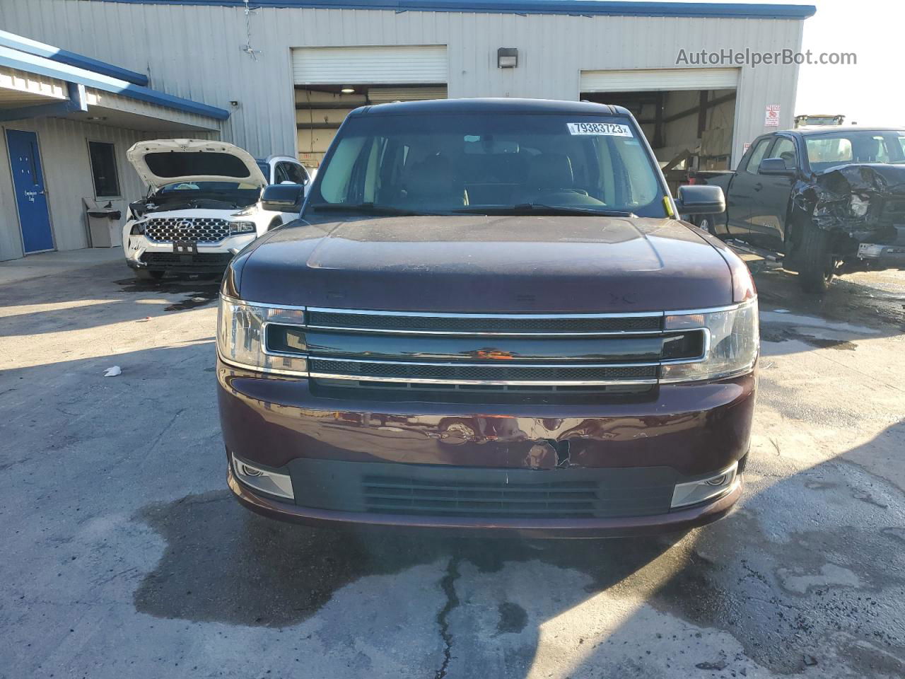 2019 Ford Flex Sel Burgundy vin: 2FMGK5C80KBA33746