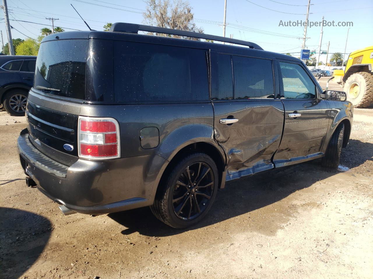 2016 Ford Flex Sel Gray vin: 2FMGK5C81GBA08958