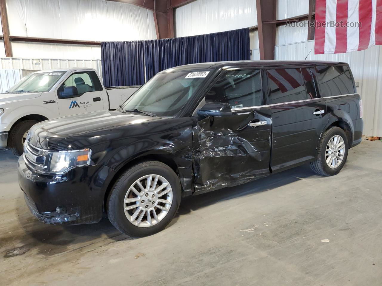 2016 Ford Flex Sel Black vin: 2FMGK5C81GBA10614