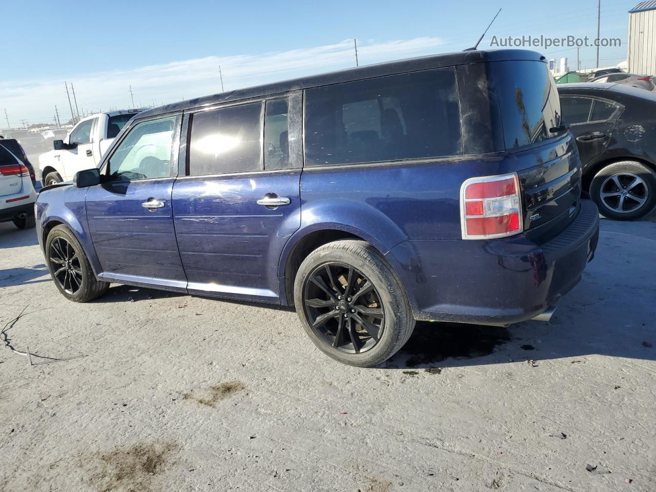 2016 Ford Flex Sel Blue vin: 2FMGK5C82GBA15420