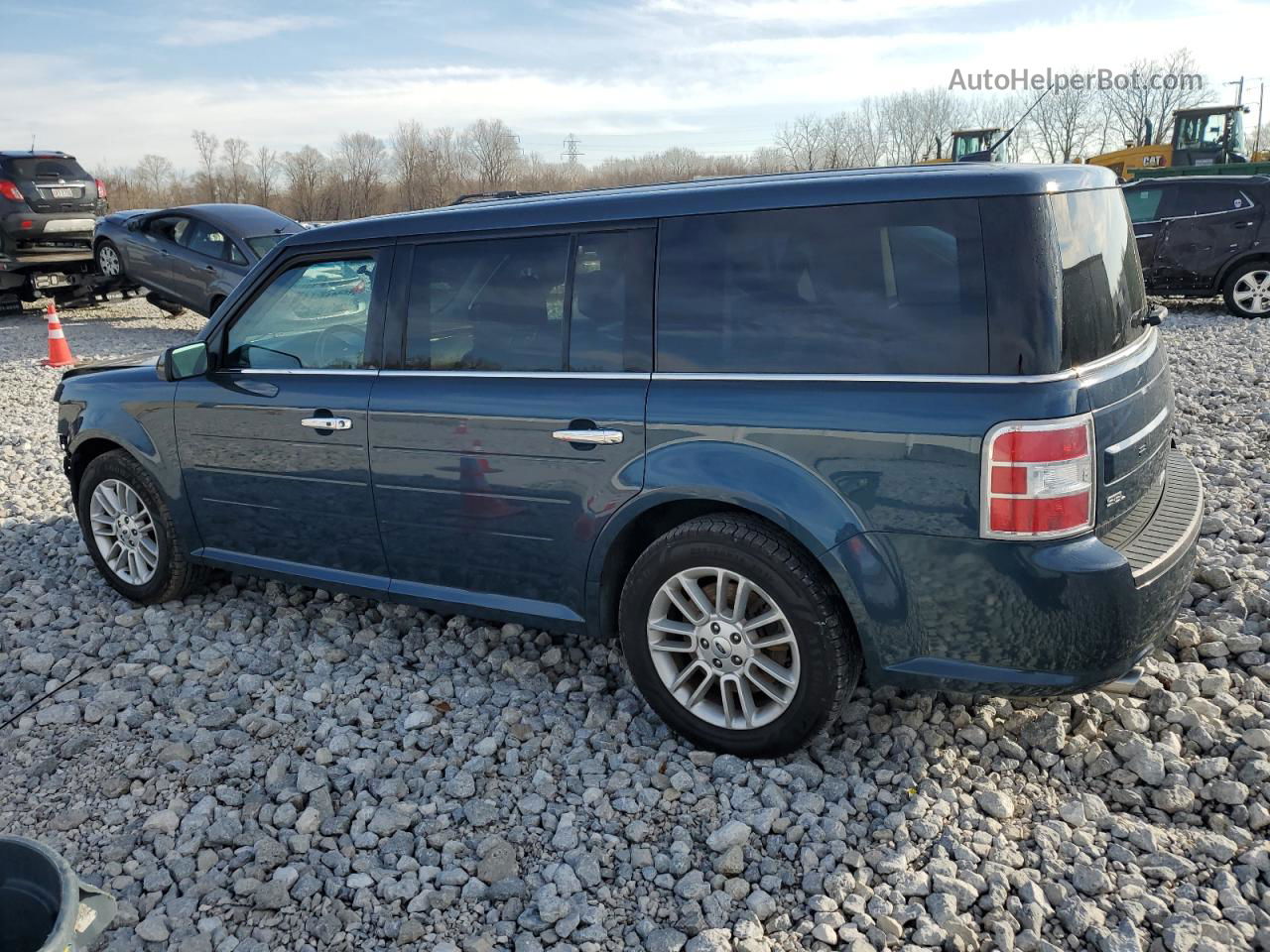 2016 Ford Flex Sel Blue vin: 2FMGK5C83GBA19847