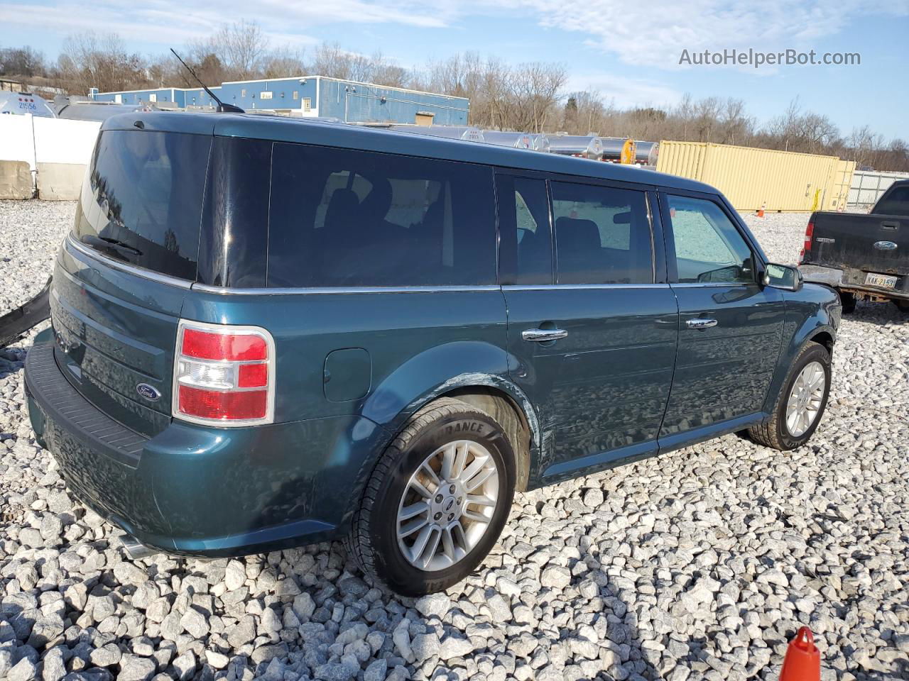 2016 Ford Flex Sel Blue vin: 2FMGK5C83GBA19847