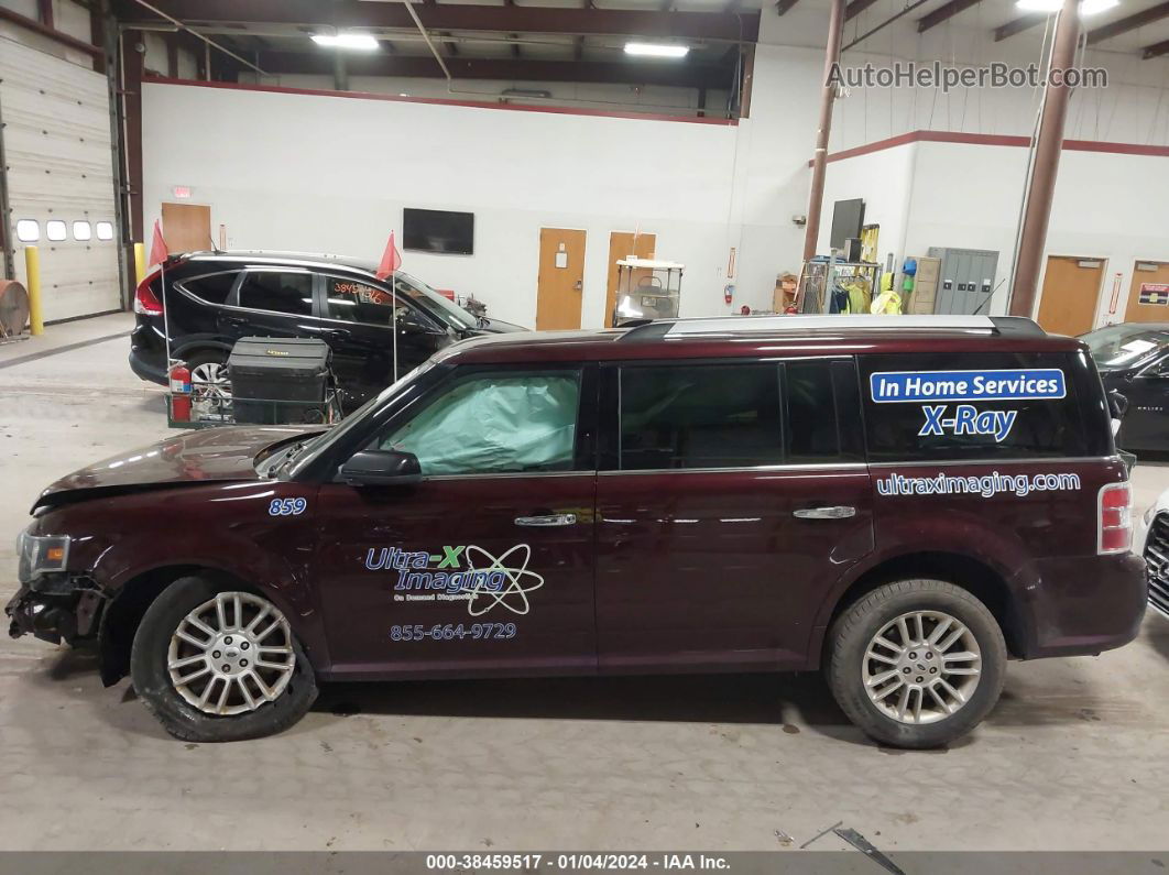 2019 Ford Flex Sel Burgundy vin: 2FMGK5C84KBA07859