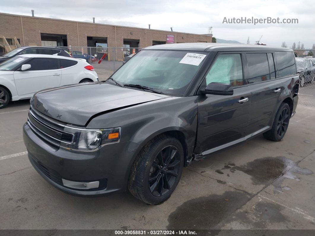 2019 Ford Flex Sel Gray vin: 2FMGK5C84KBA09403