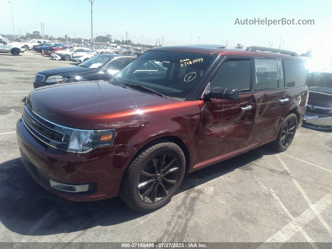 2016 Ford Flex Sel Brown vin: 2FMGK5C85GBA22443