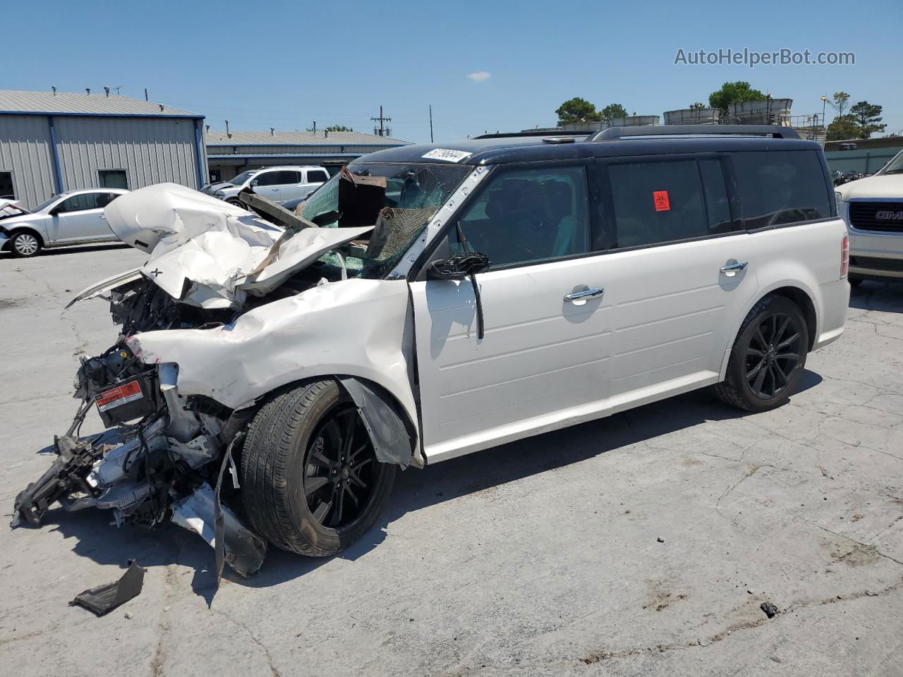 2019 Ford Flex Sel Белый vin: 2FMGK5C85KBA38831