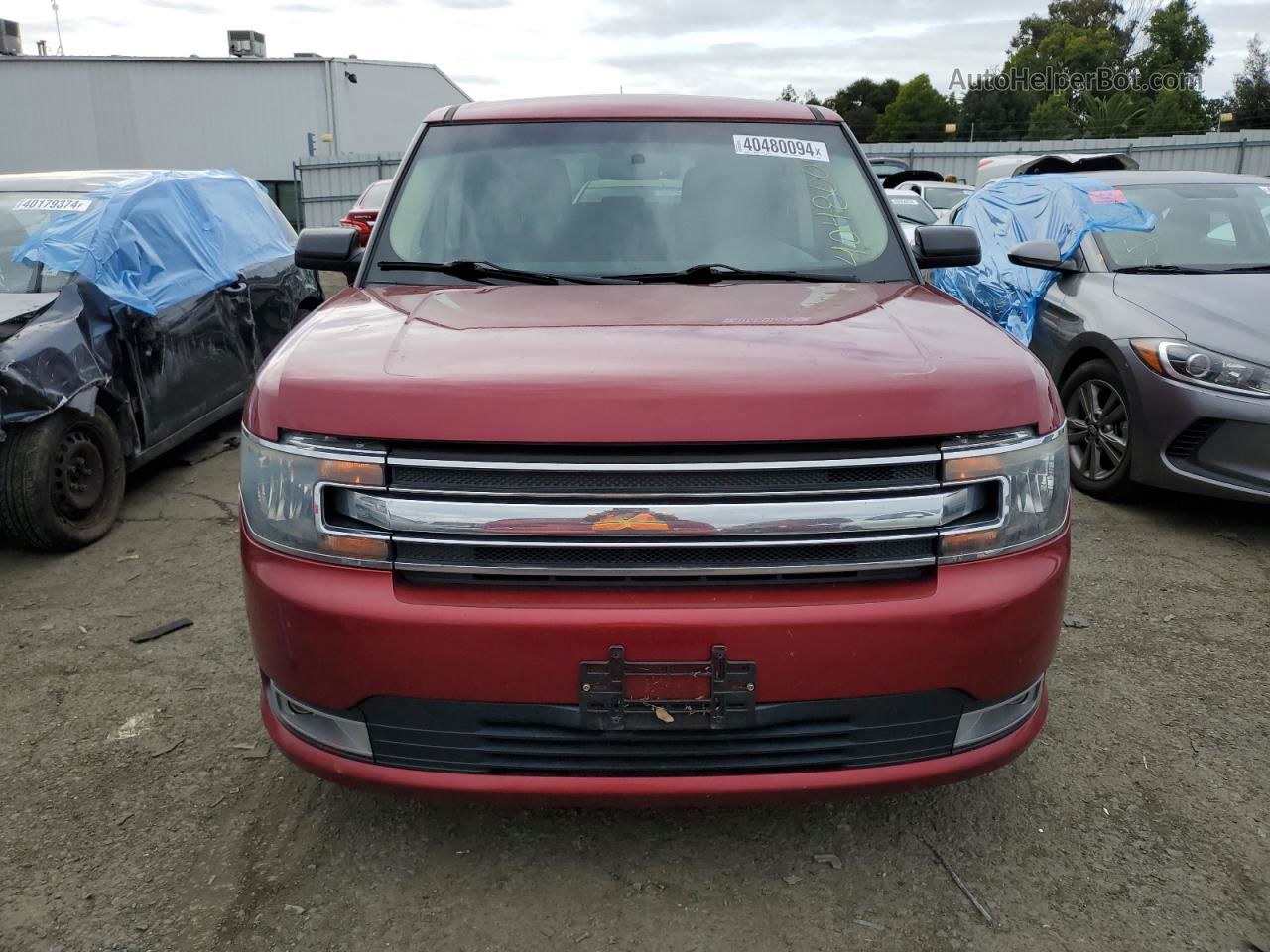 2016 Ford Flex Sel Red vin: 2FMGK5C86GBA06753