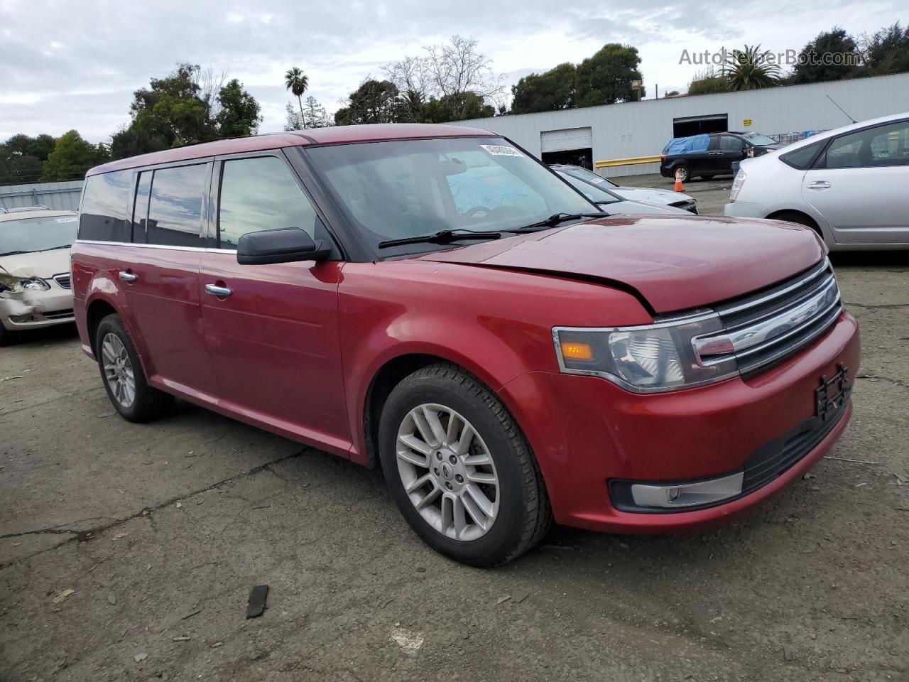 2016 Ford Flex Sel Красный vin: 2FMGK5C86GBA06753