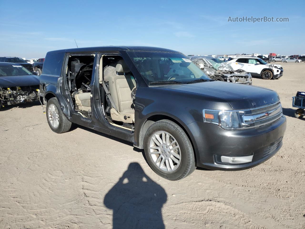 2016 Ford Flex Sel Charcoal vin: 2FMGK5C86GBA24007