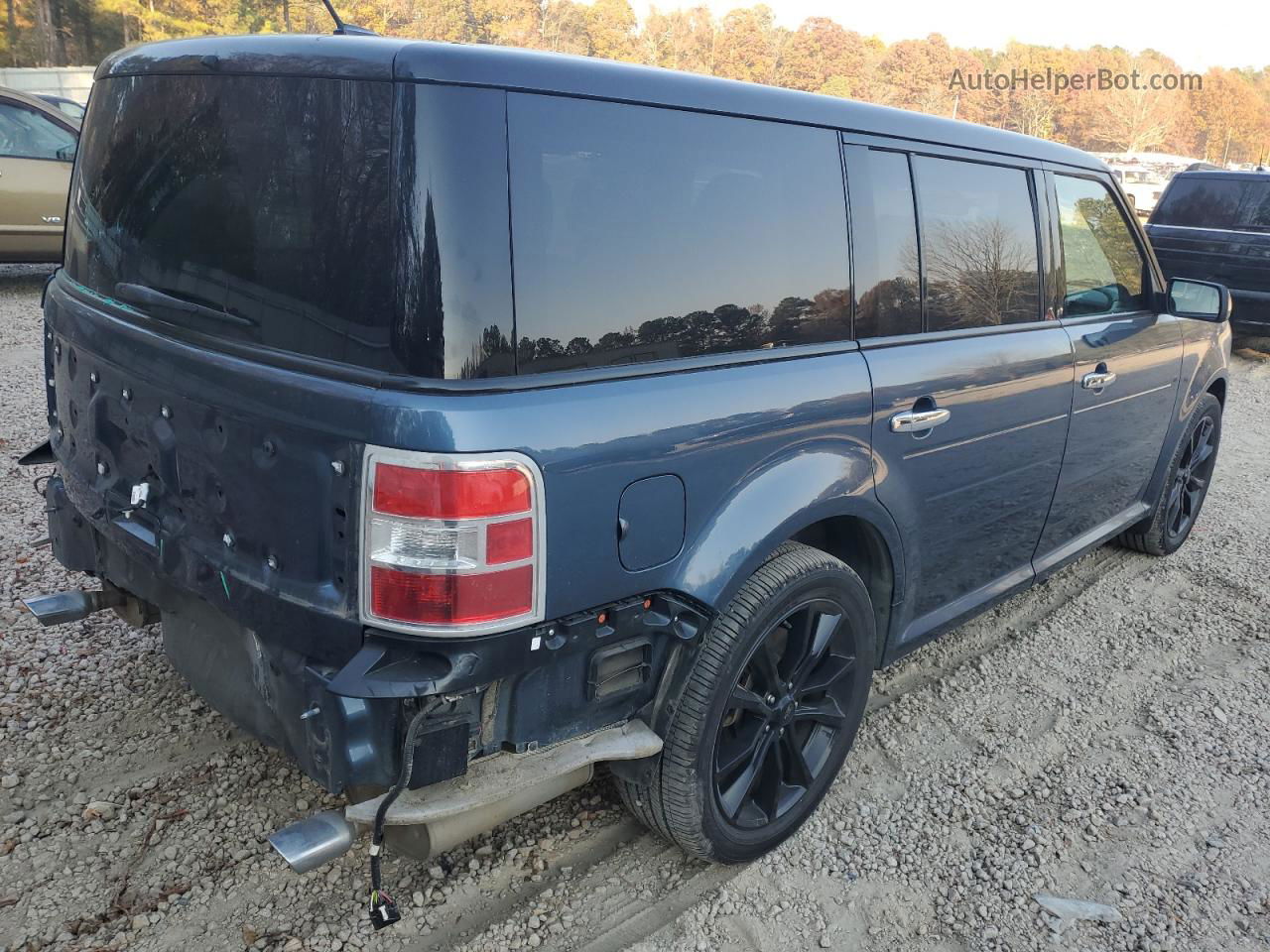 2019 Ford Flex Sel Blue vin: 2FMGK5C86KBA28308