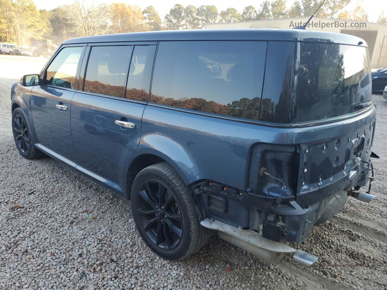 2019 Ford Flex Sel Blue vin: 2FMGK5C86KBA28308