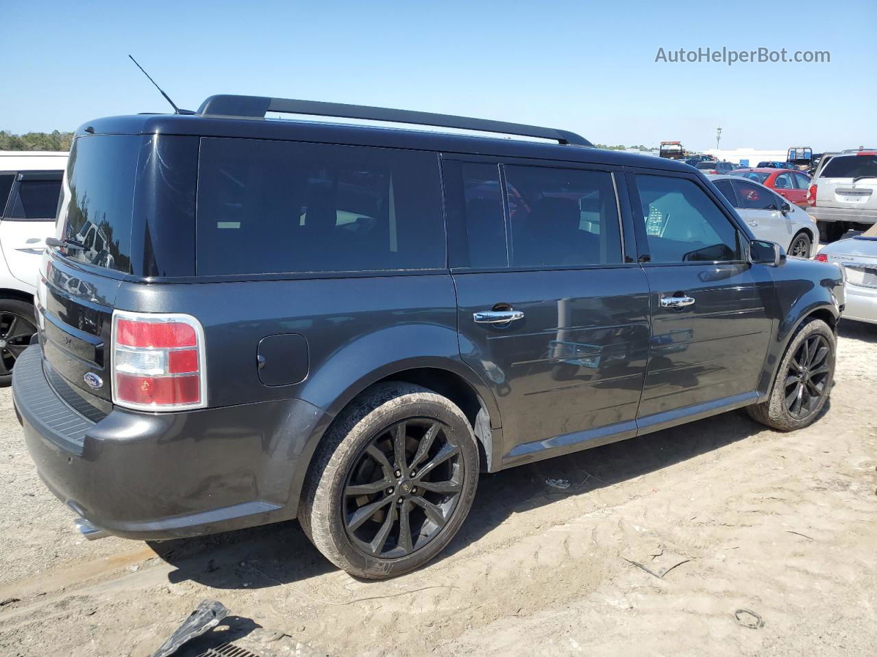 2019 Ford Flex Sel Gray vin: 2FMGK5C86KBA32570