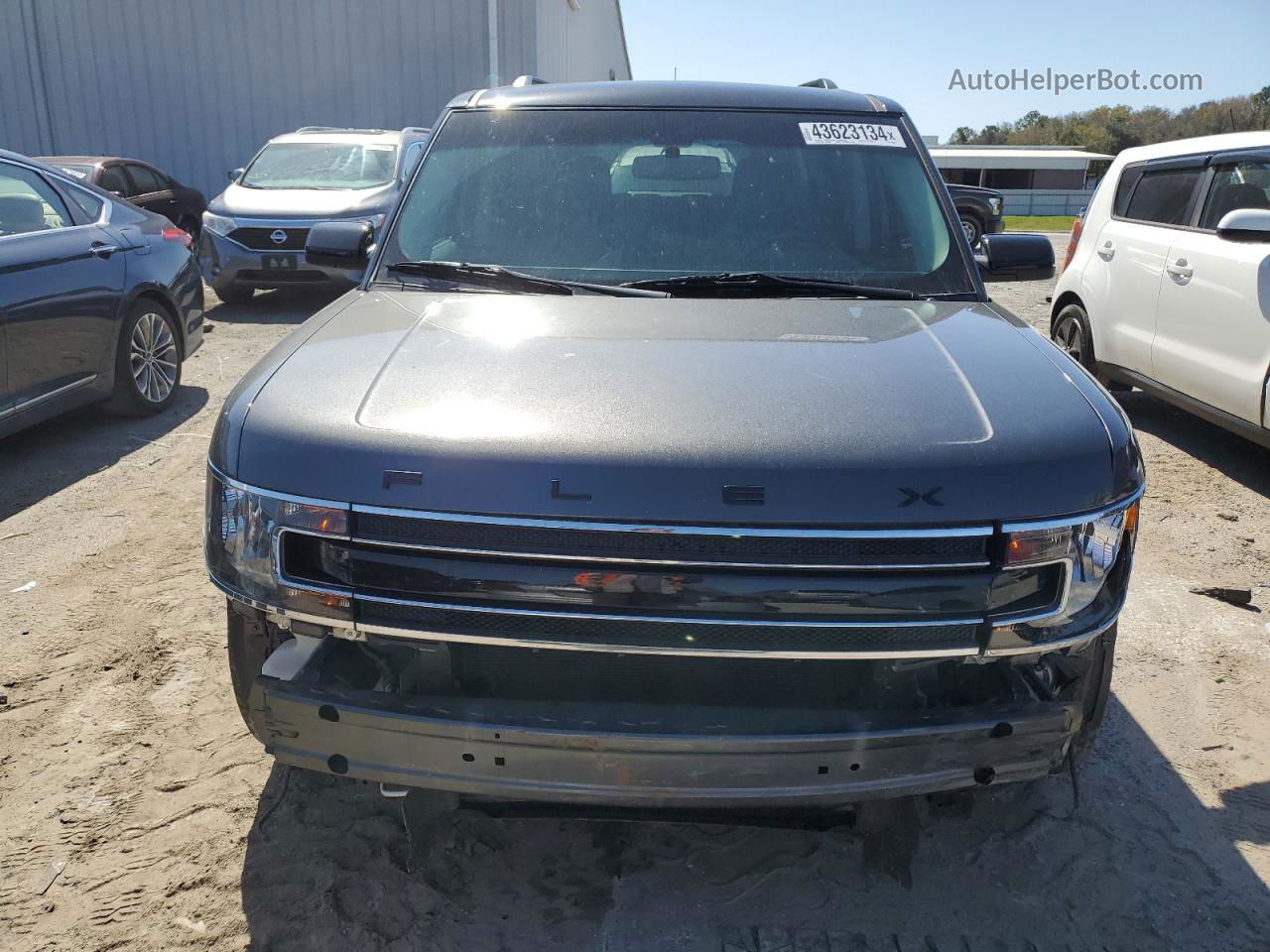 2019 Ford Flex Sel Gray vin: 2FMGK5C86KBA32570