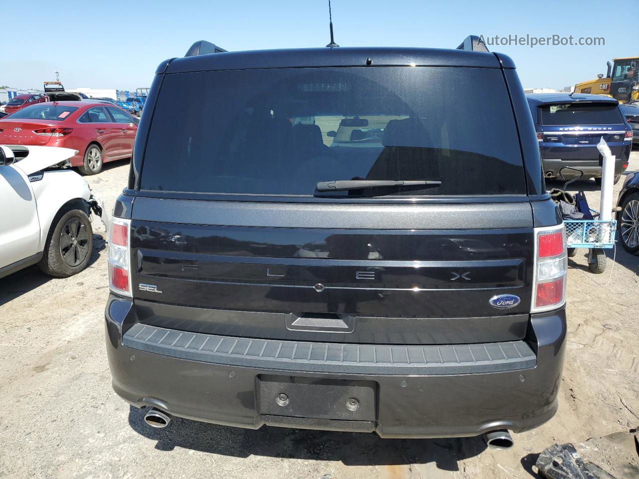 2019 Ford Flex Sel Gray vin: 2FMGK5C86KBA32570