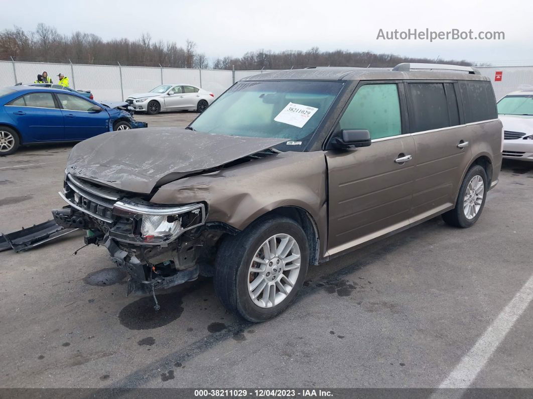 2019 Ford Flex Sel Brown vin: 2FMGK5C86KBA36439