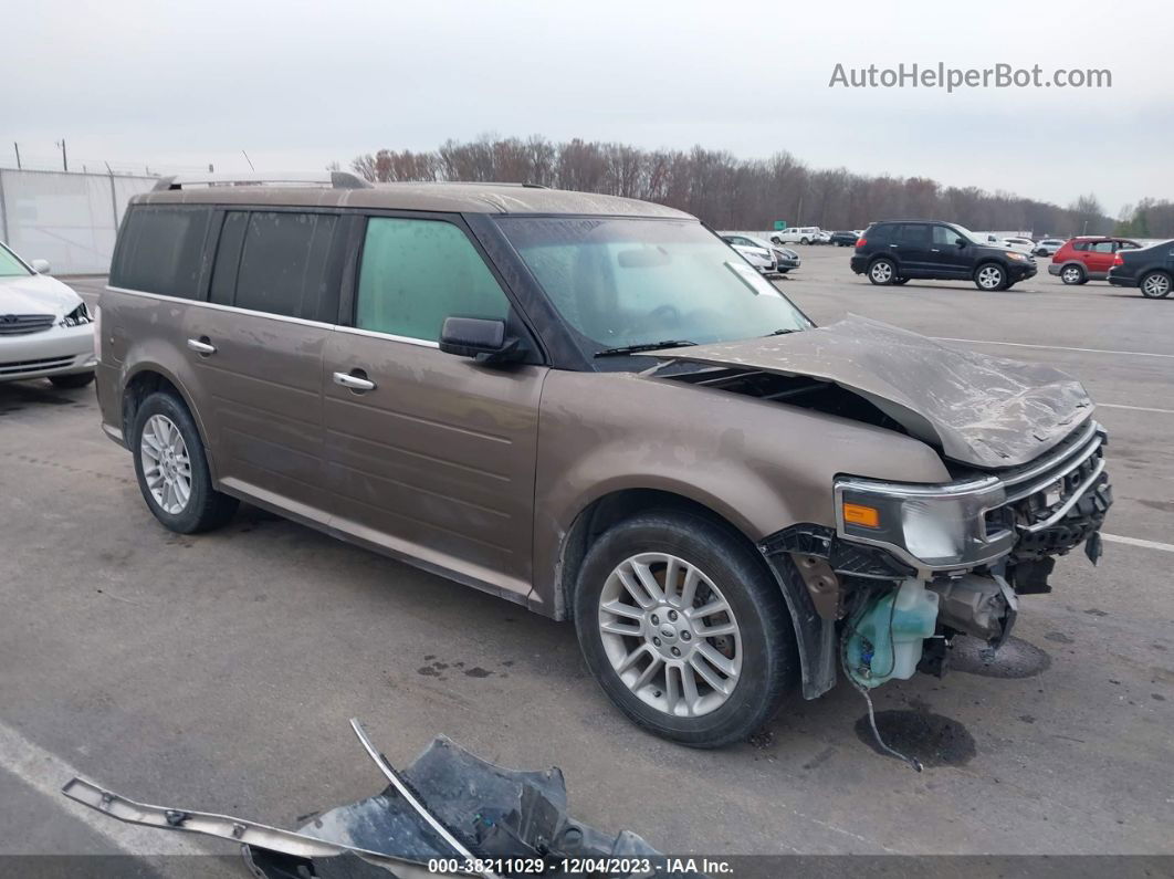 2019 Ford Flex Sel Brown vin: 2FMGK5C86KBA36439