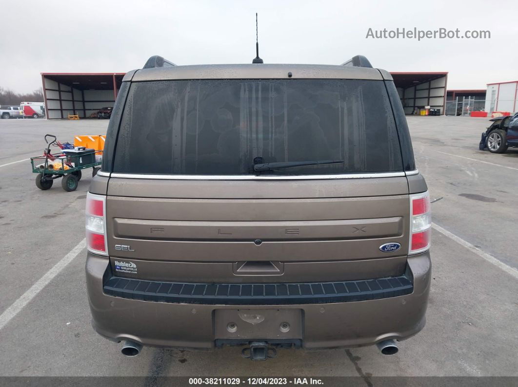 2019 Ford Flex Sel Brown vin: 2FMGK5C86KBA36439