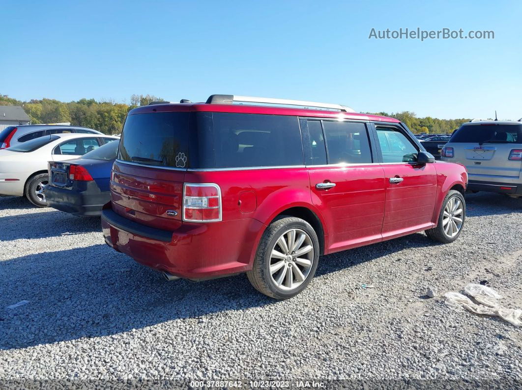 2016 Ford Flex Sel Red vin: 2FMGK5C87GBA09046