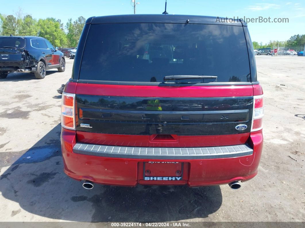 2019 Ford Flex Sel Red vin: 2FMGK5C87KBA13185