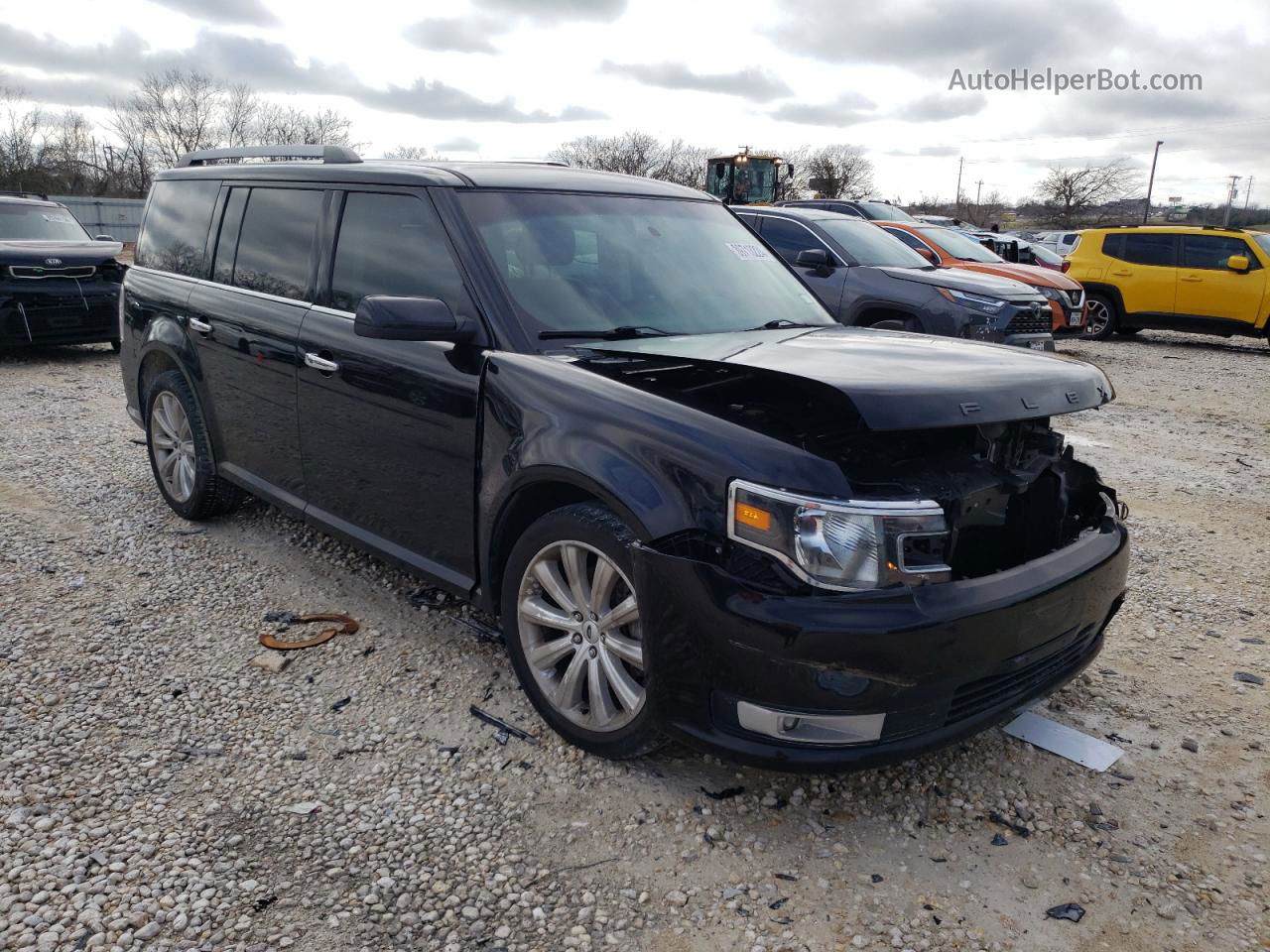 2019 Ford Flex Sel Black vin: 2FMGK5C87KBA38734