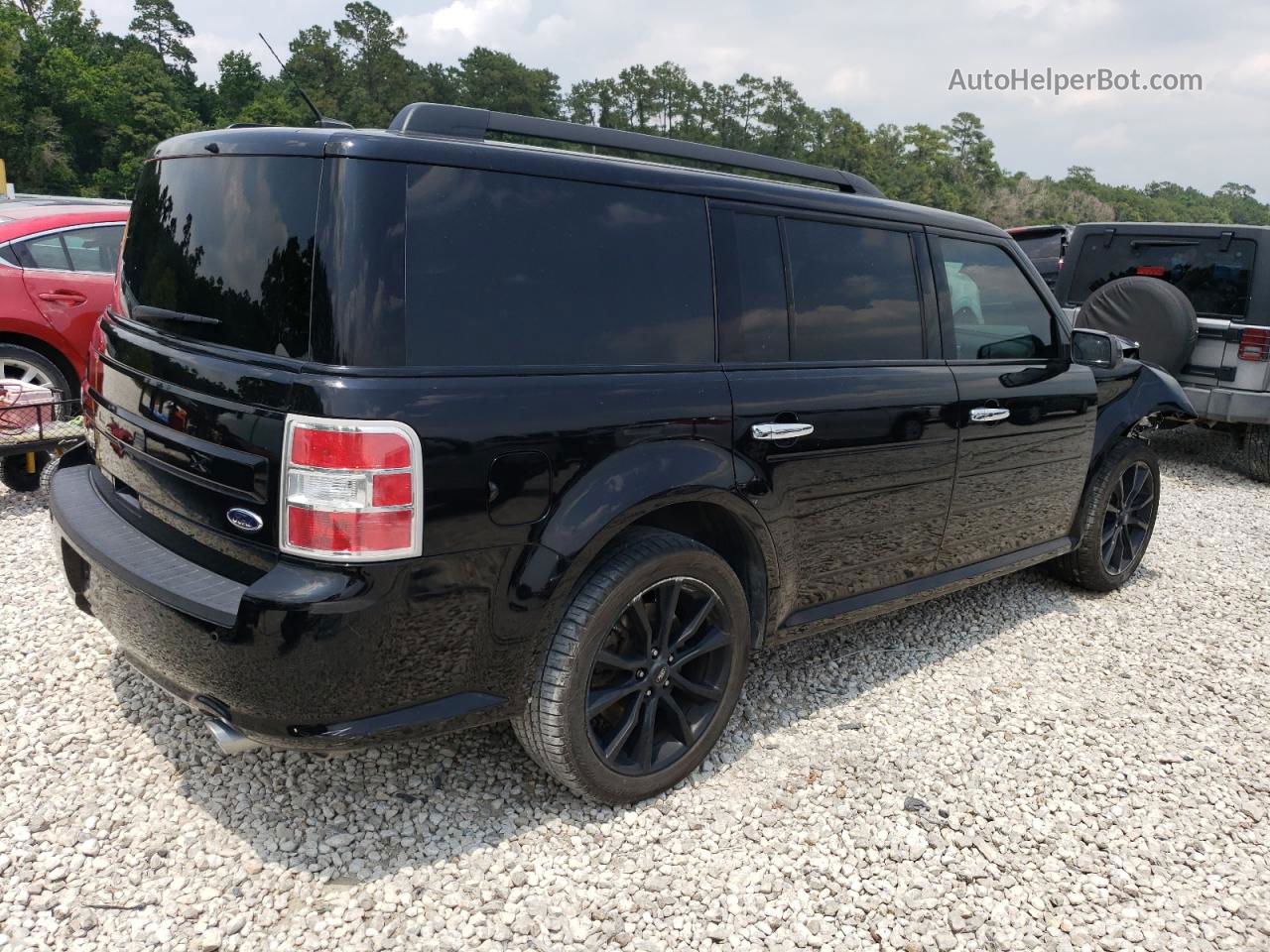 2019 Ford Flex Sel Black vin: 2FMGK5C88KBA09338