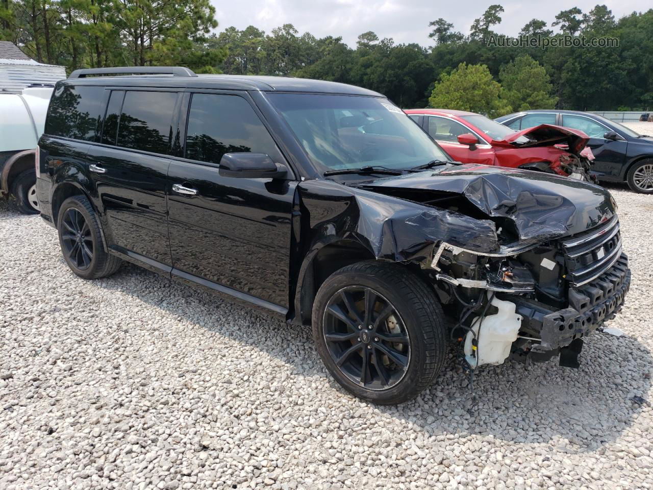 2019 Ford Flex Sel Black vin: 2FMGK5C88KBA09338