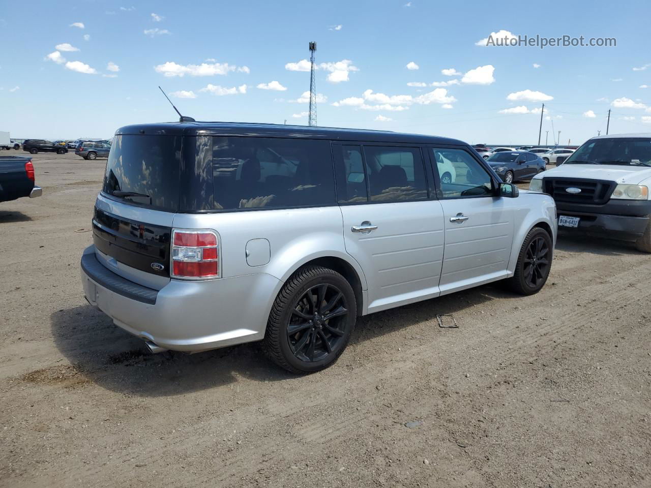 2016 Ford Flex Sel Silver vin: 2FMGK5C89GBA24115