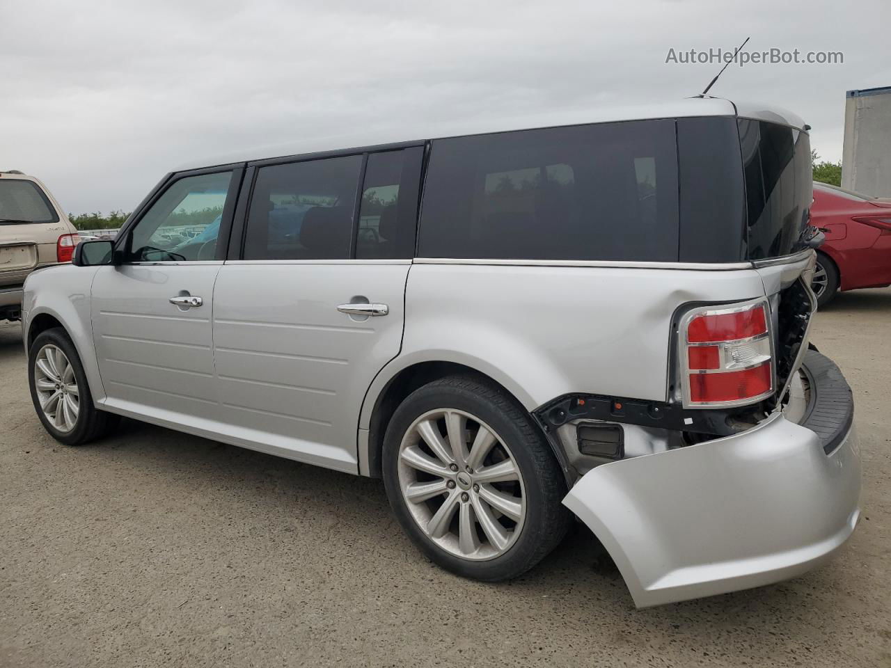 2019 Ford Flex Sel Silver vin: 2FMGK5C89KBA20266