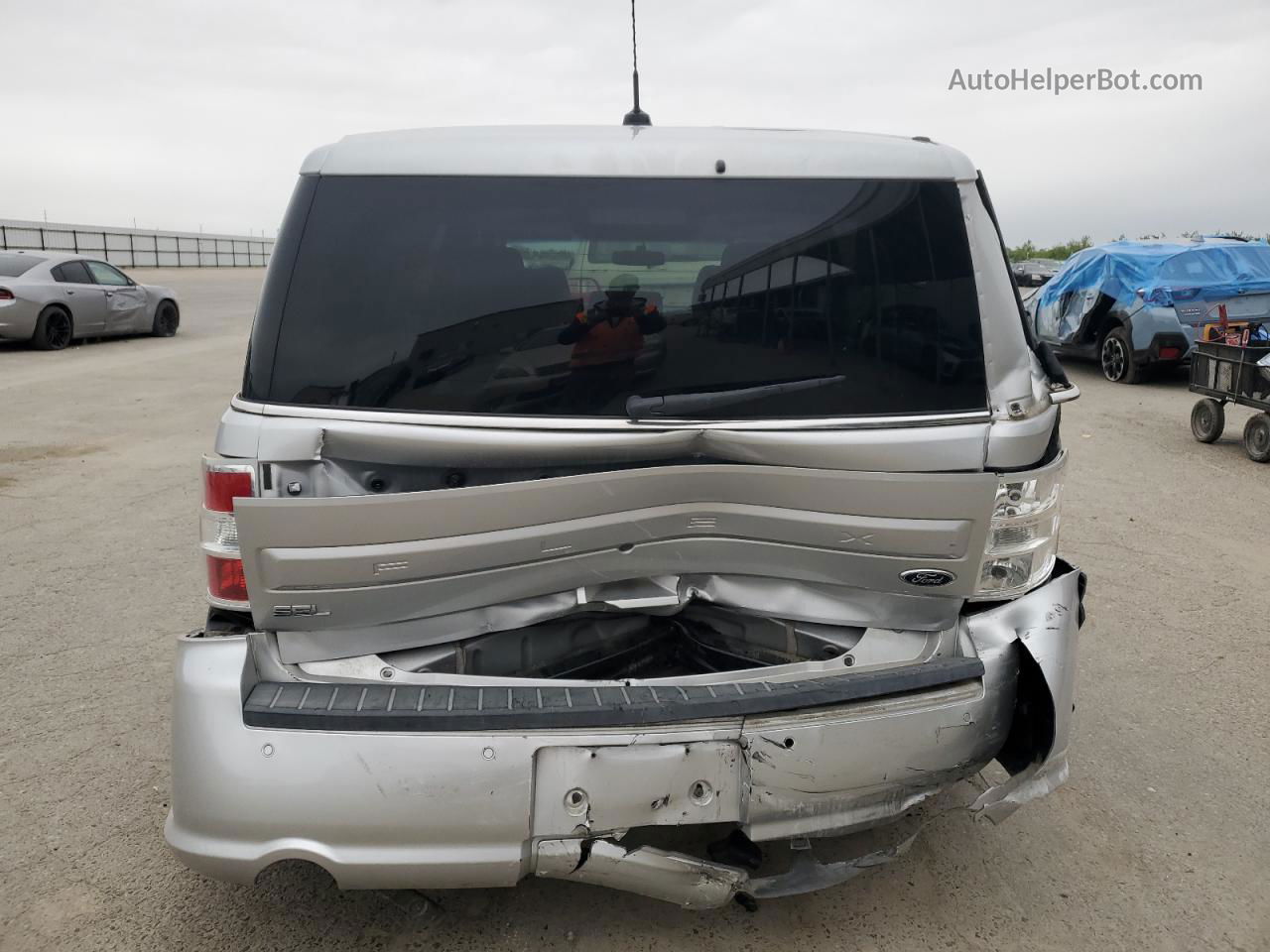 2019 Ford Flex Sel Silver vin: 2FMGK5C89KBA20266