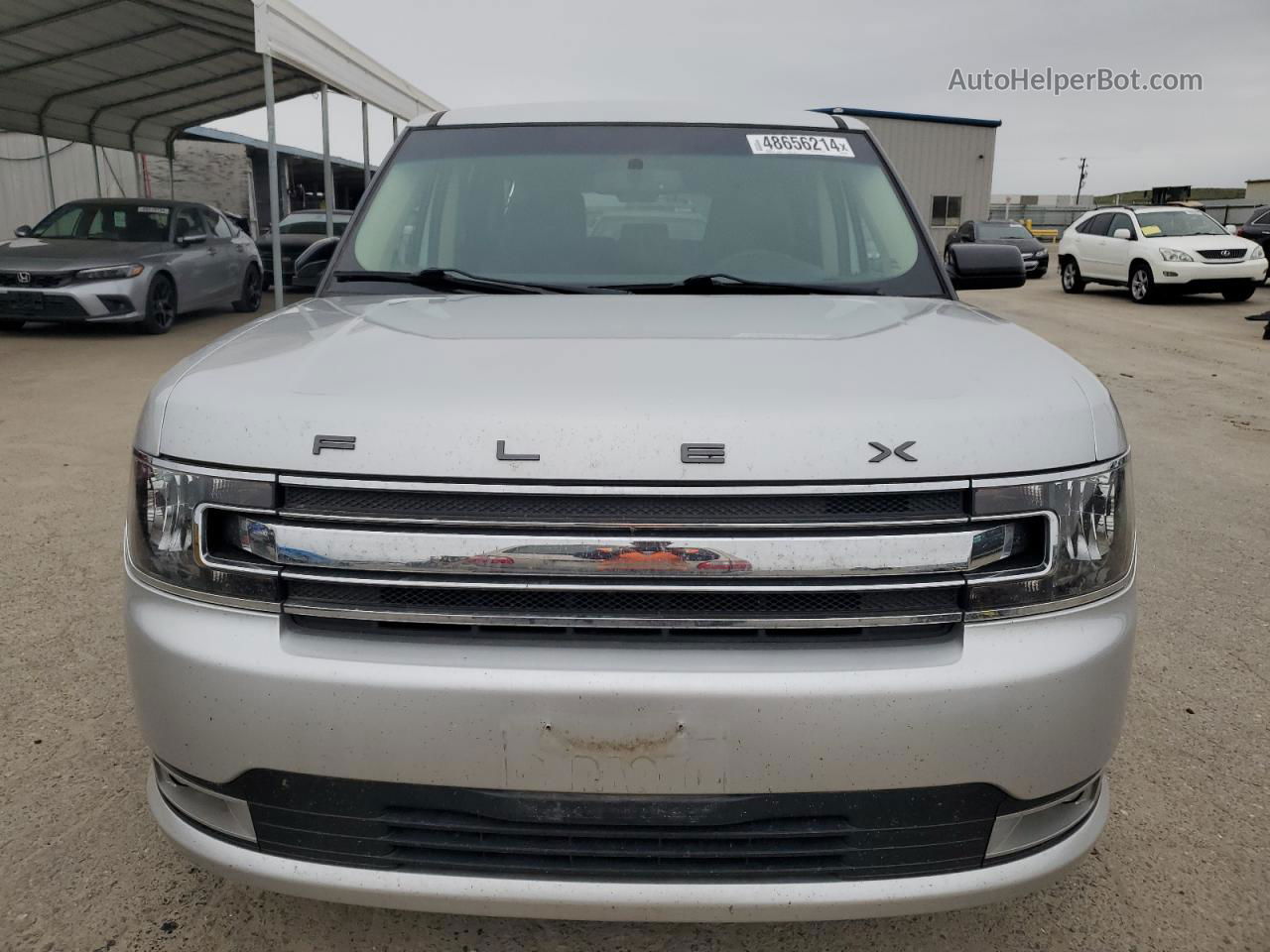 2019 Ford Flex Sel Silver vin: 2FMGK5C89KBA20266