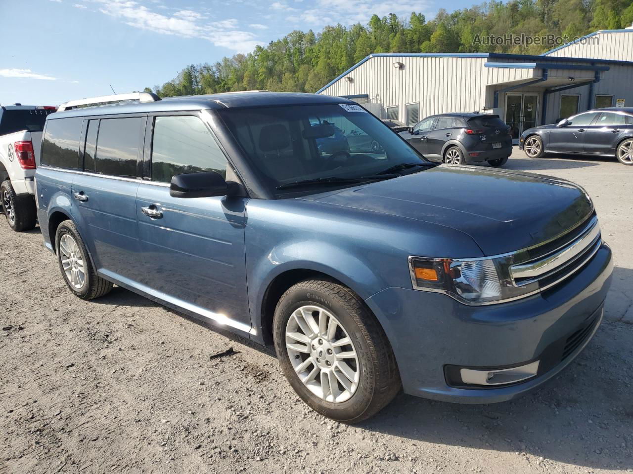 2019 Ford Flex Sel Синий vin: 2FMGK5C89KBA31753