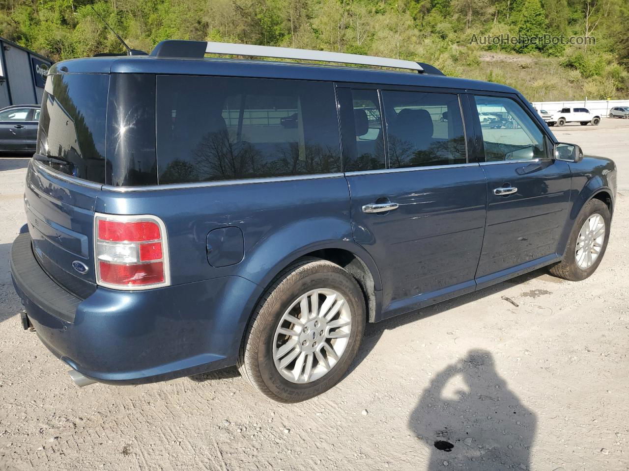 2019 Ford Flex Sel Синий vin: 2FMGK5C89KBA31753