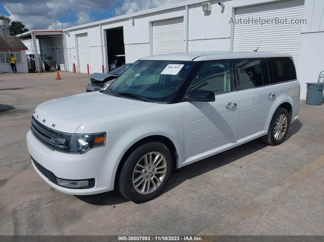 2019 Ford Flex Sel White vin: 2FMGK5C89KBA34622