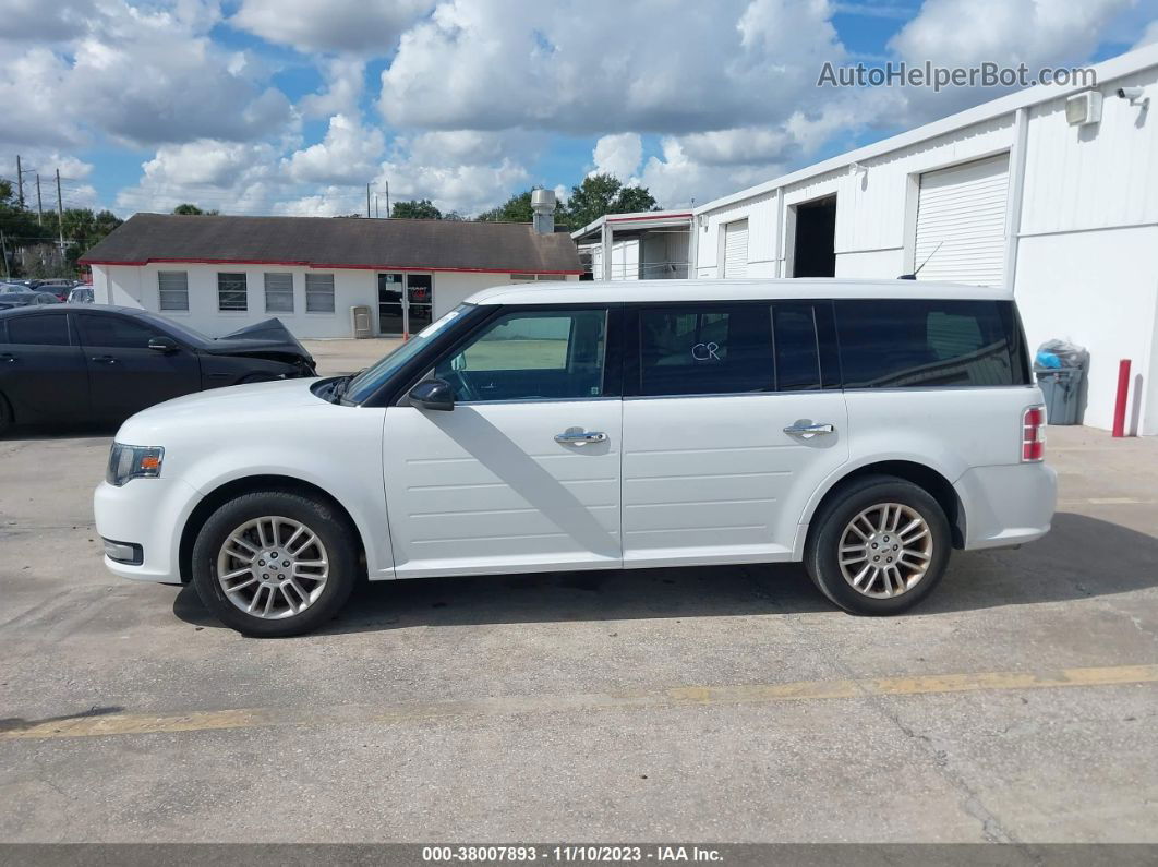 2019 Ford Flex Sel White vin: 2FMGK5C89KBA34622