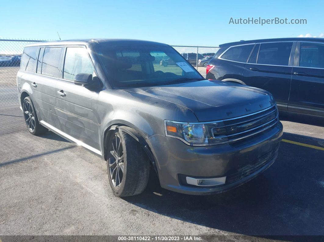 2016 Ford Flex Sel Gray vin: 2FMGK5C8XGBA22650