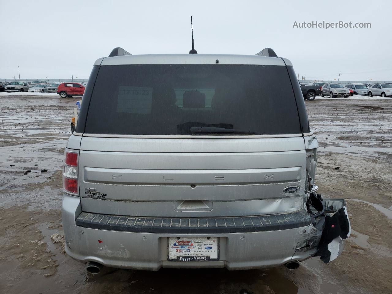 2019 Ford Flex Sel Серебряный vin: 2FMGK5C8XKBA13990