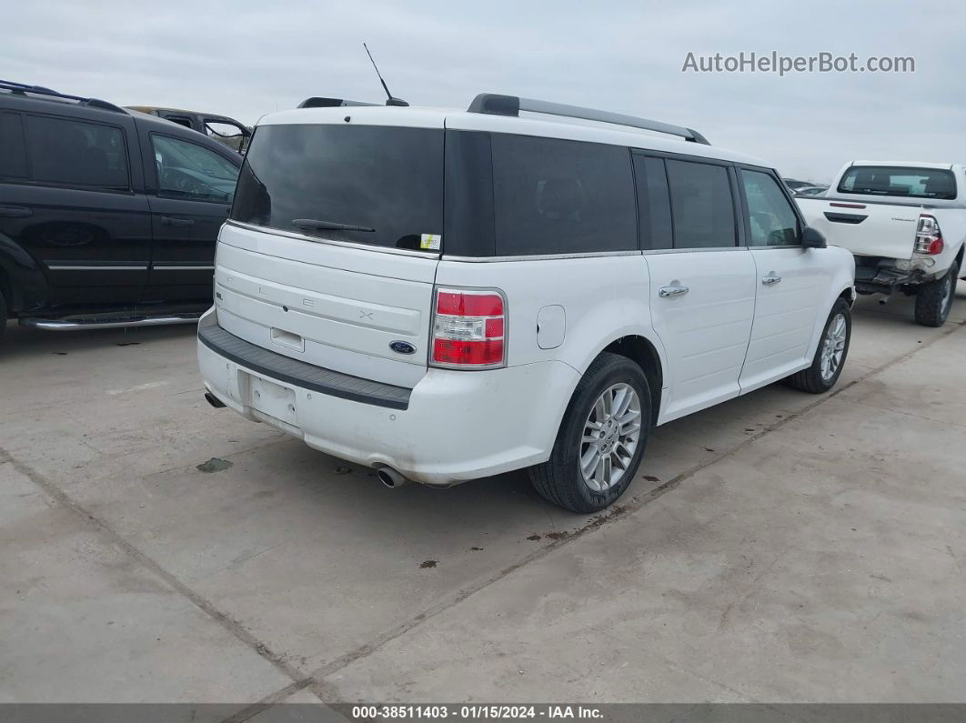 2019 Ford Flex Sel White vin: 2FMGK5C8XKBA24780