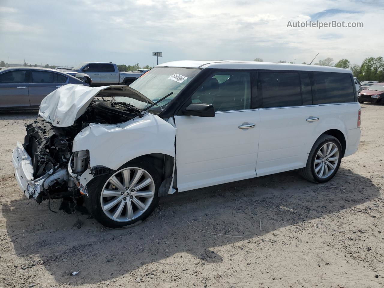 2019 Ford Flex Sel Белый vin: 2FMGK5C8XKBA38775