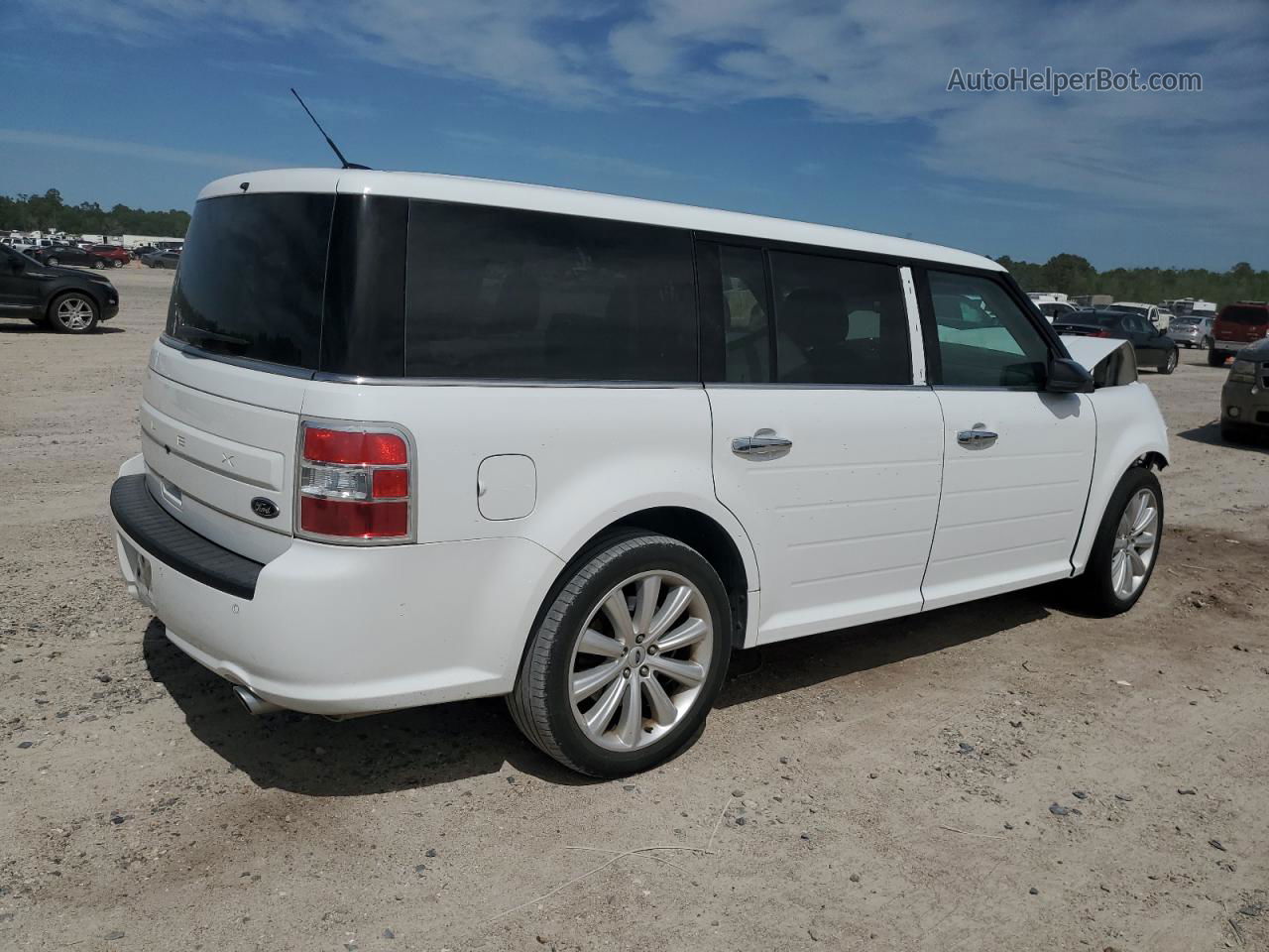 2019 Ford Flex Sel Белый vin: 2FMGK5C8XKBA38775