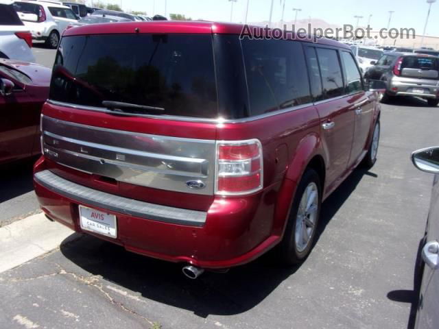 2019 Ford Flex Limited Red vin: 2FMGK5D80KBA08344