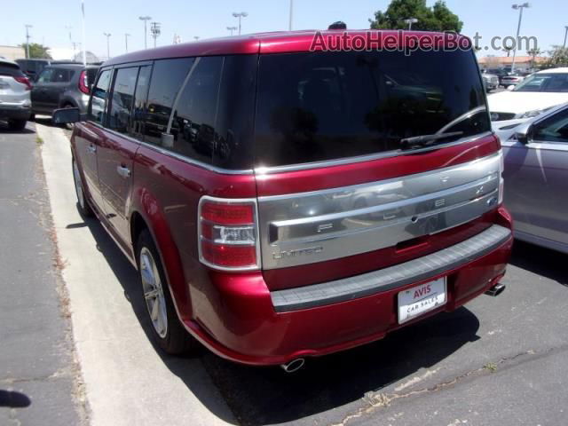 2019 Ford Flex Limited Red vin: 2FMGK5D80KBA08344